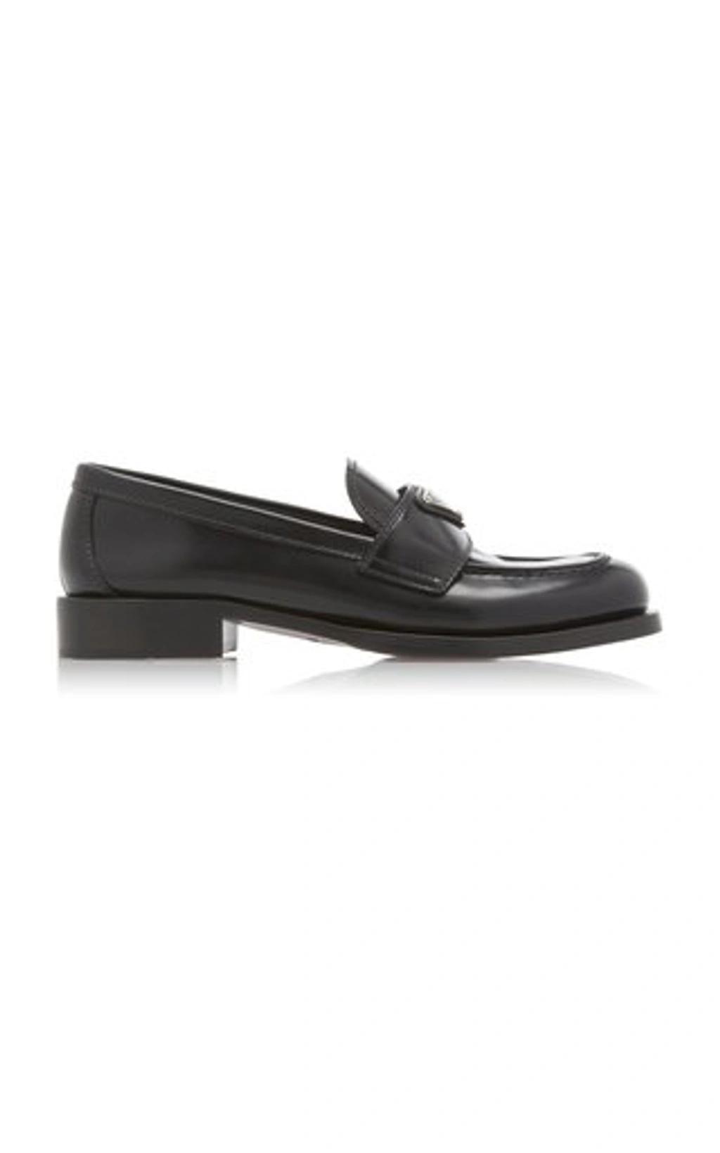 Leather Loafers In Black product image