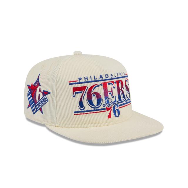 Philadelphia 76ers Throwback Corduroy Golfer Hat Male Product Image