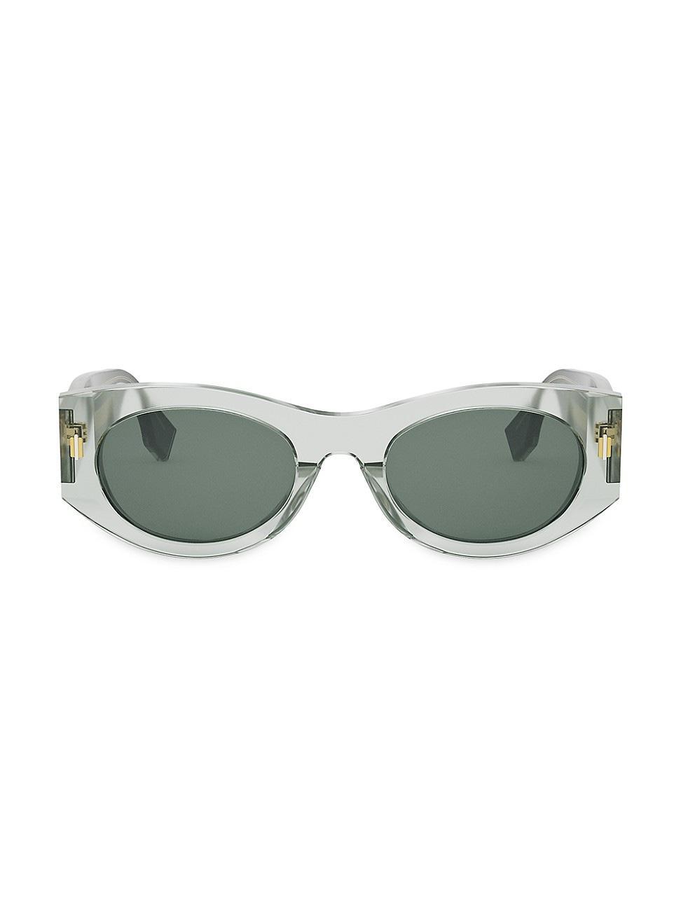 Fendi Roma Acetate Shield Sunglasses Product Image