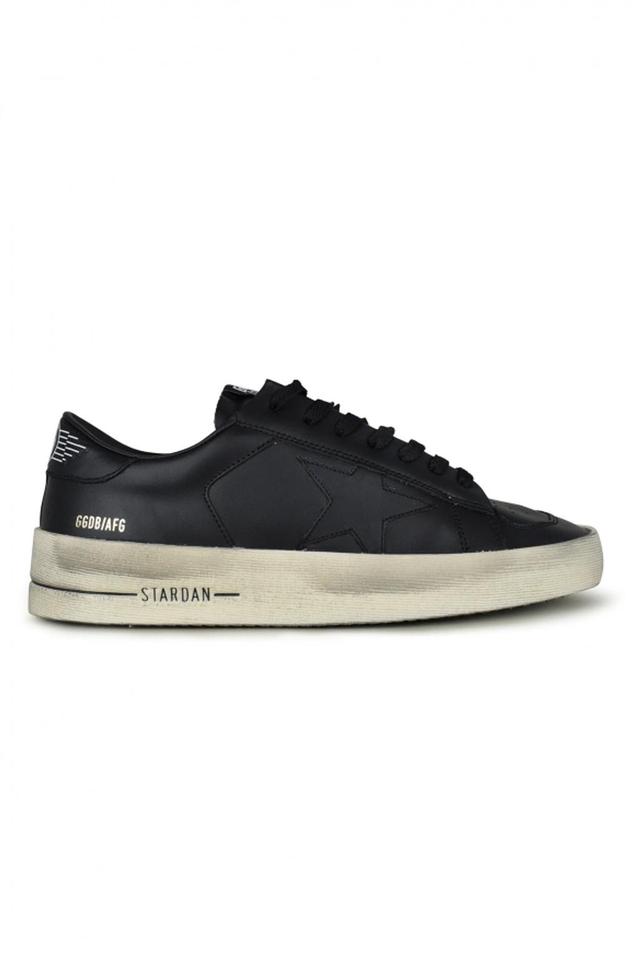 GOLDEN GOOSE Stardan Sneakers In Leather In Black Product Image