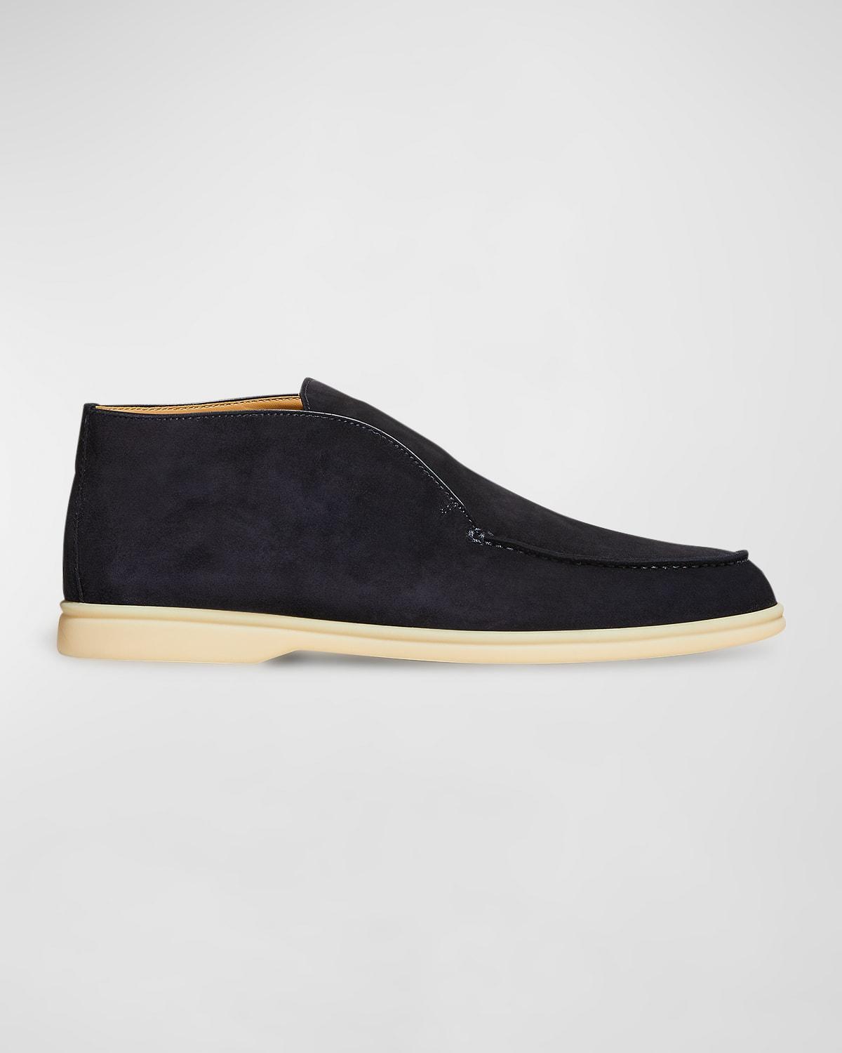 Mens Polacchino Suede Slip-On Chukka Boots Product Image