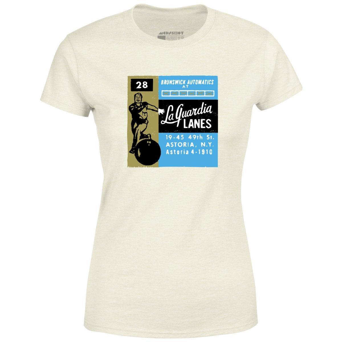 La Guardia Lanes - Astoria, NY - Vintage Bowling Alley - Women's T-Shirt Female Product Image