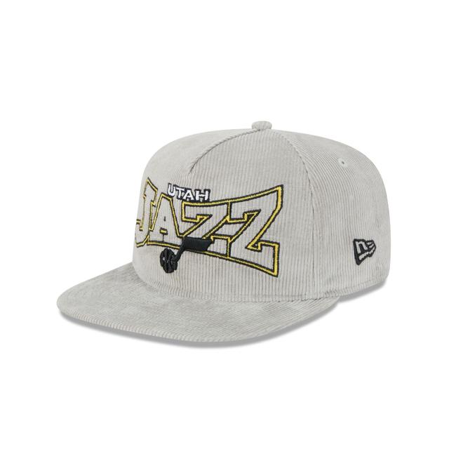 Utah Jazz Gray Cord Golfer Hat Male Product Image