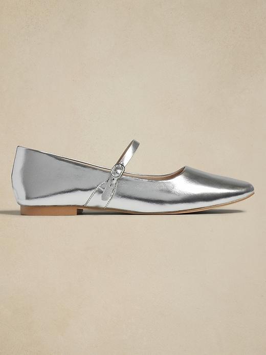 Vegan Leather Maryjane Ballet Flat Product Image