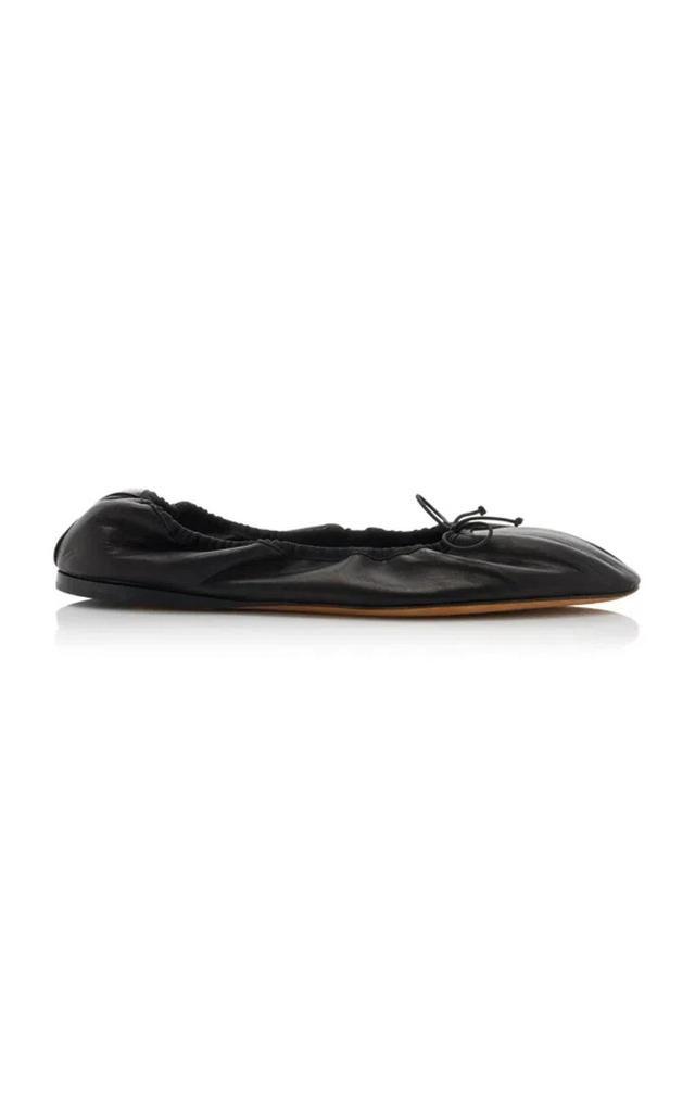 Awar Leather Ballet Flats In Black Product Image