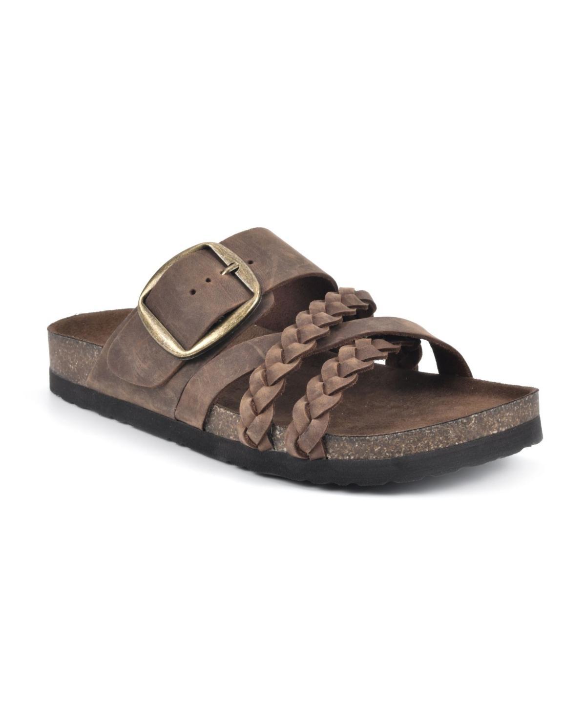 White Mountain Womens Healing Footbed Sandals - Brown Product Image