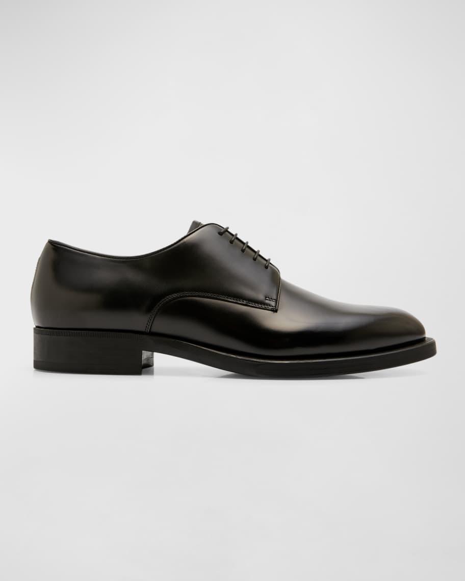 Mens Isaac Cap-Toe Leather Oxford Shoes Product Image