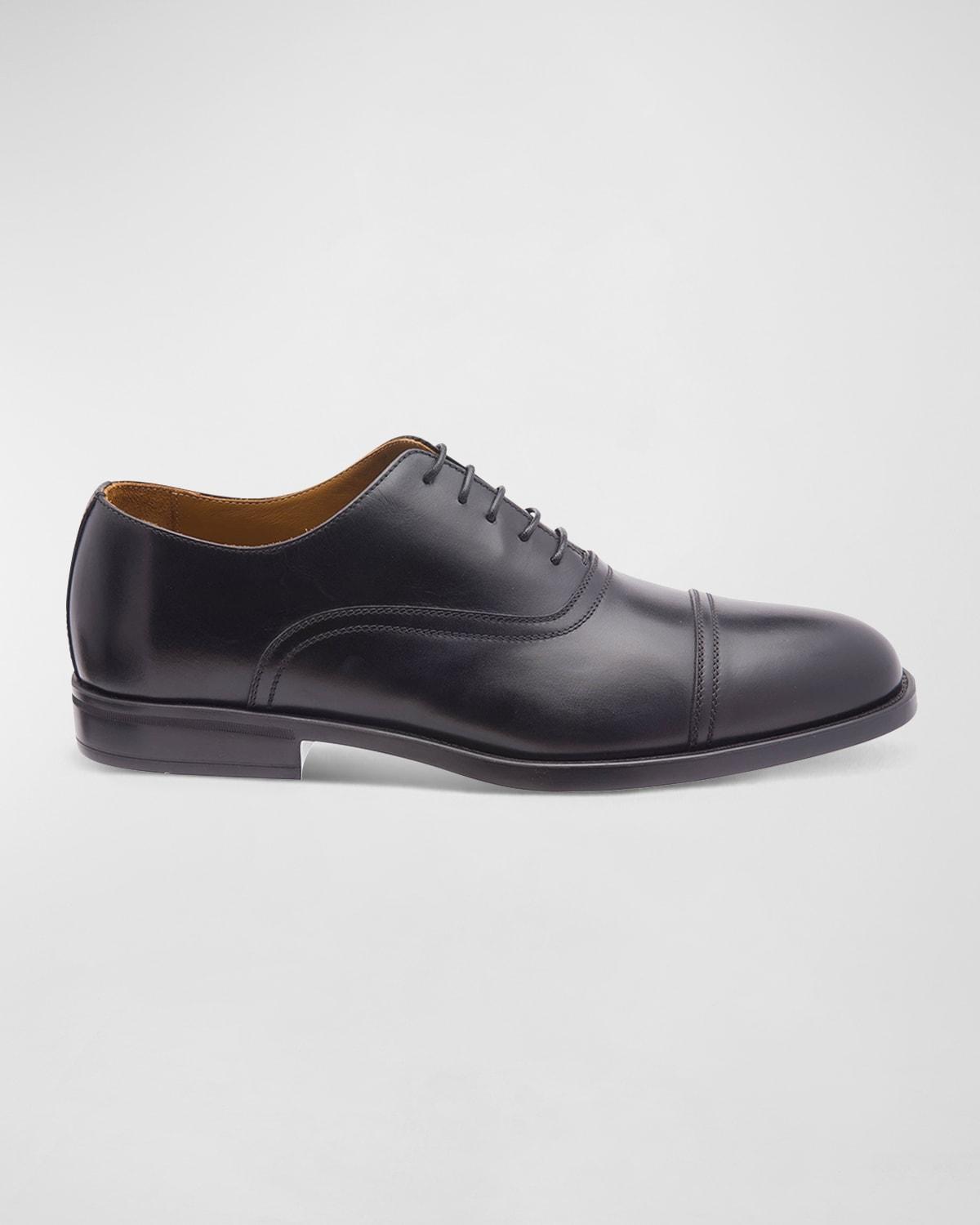 Mens Butler Burnished Leather Oxford Shoes Product Image