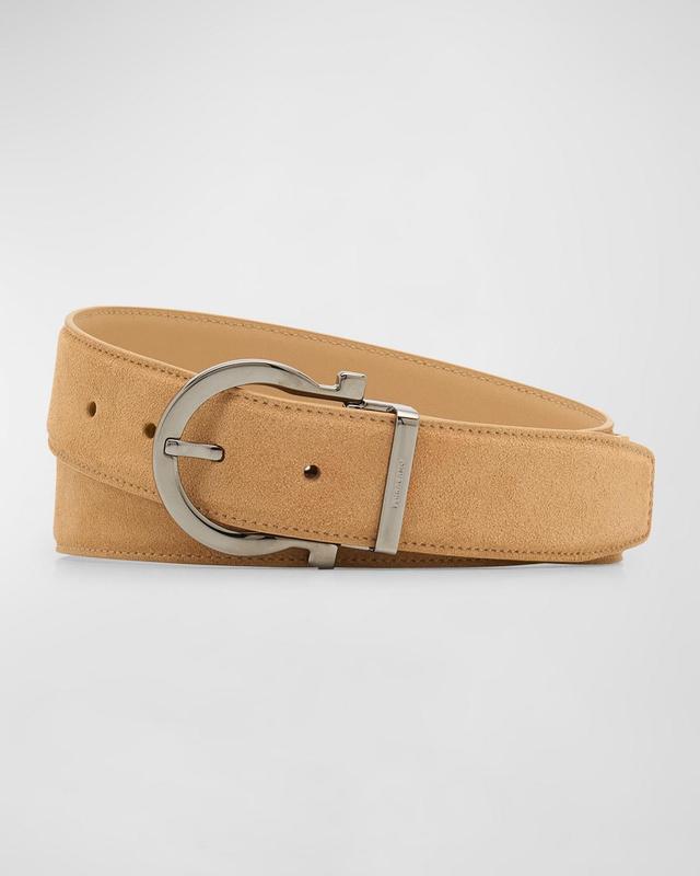 Men's Adjustable Reversible Leather Belt Product Image