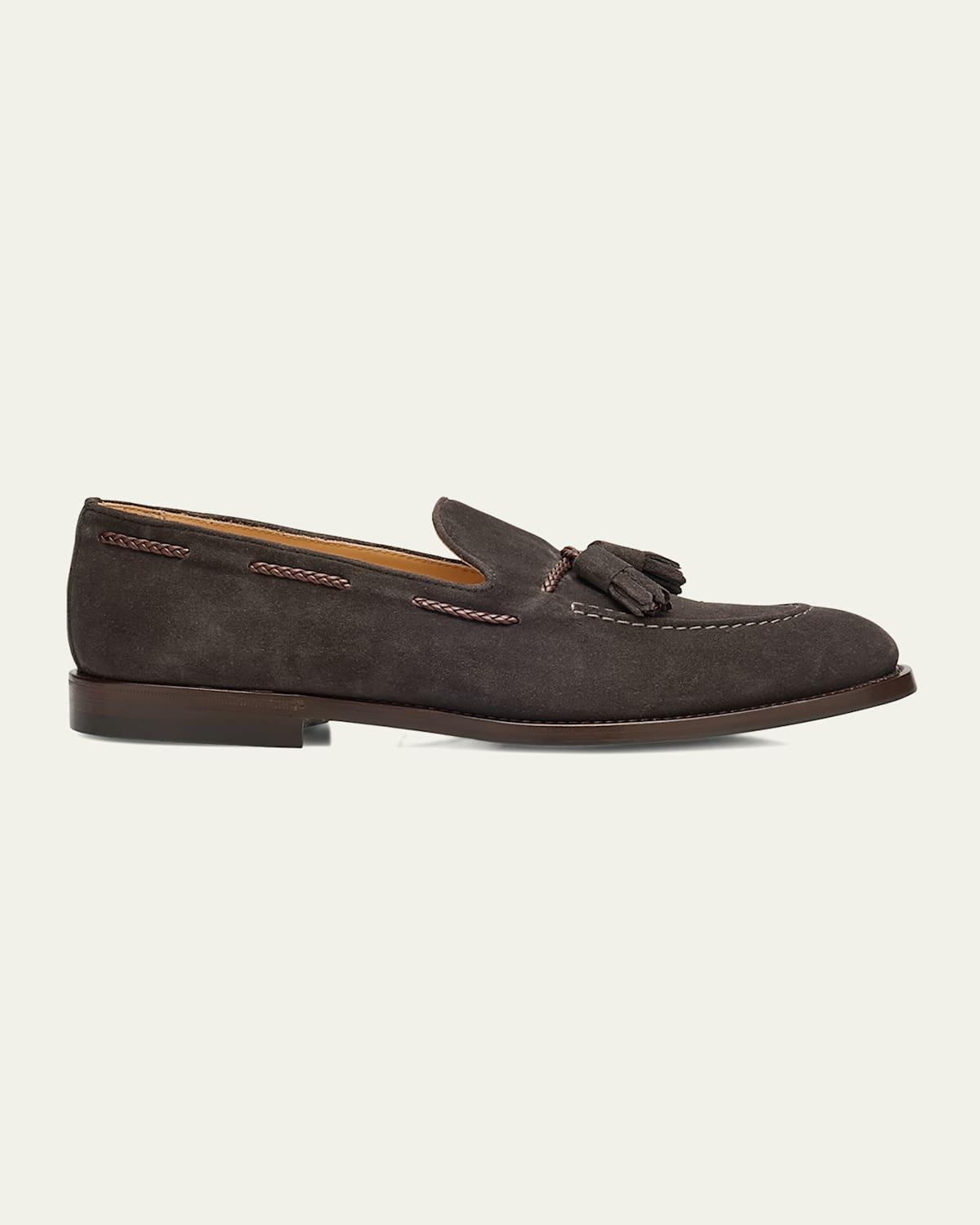 Mens Suede Tassel Loafers product image