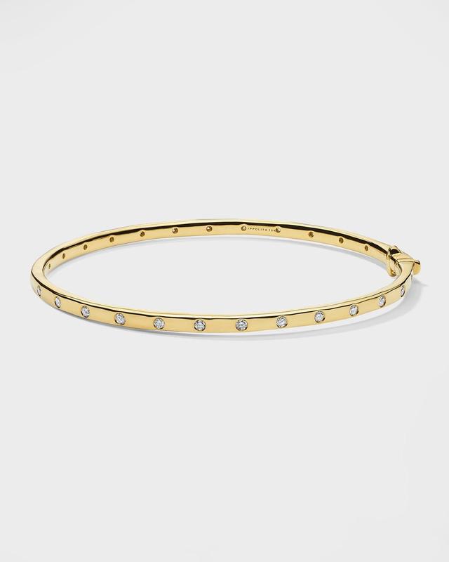 Ippolita Stardust Diamond Thin Hinge Bangle Product Image