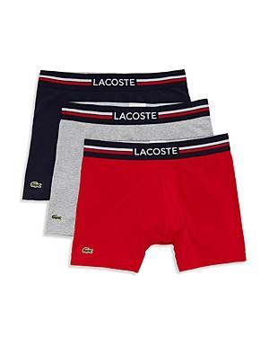 Lacoste Branded Waist Long Stretch Classic Boxer Briefs 3 Product Image