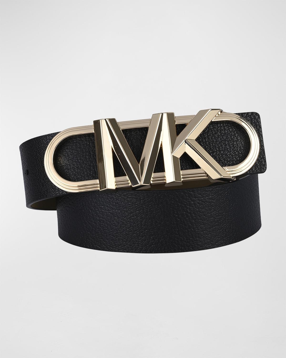 Logo Buckle Leather Waist Belt Product Image