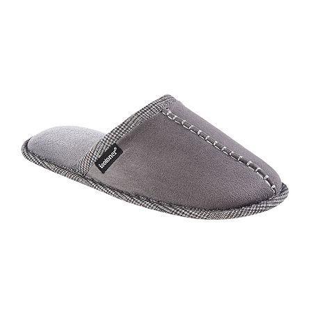 isotoner Titus Mens Scuff Slippers Black Product Image