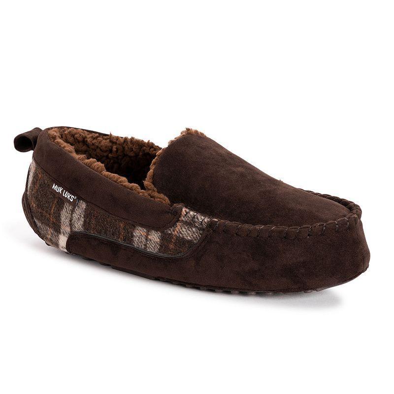 MUK LUKS Emmett Mens Moccasin Slippers Product Image