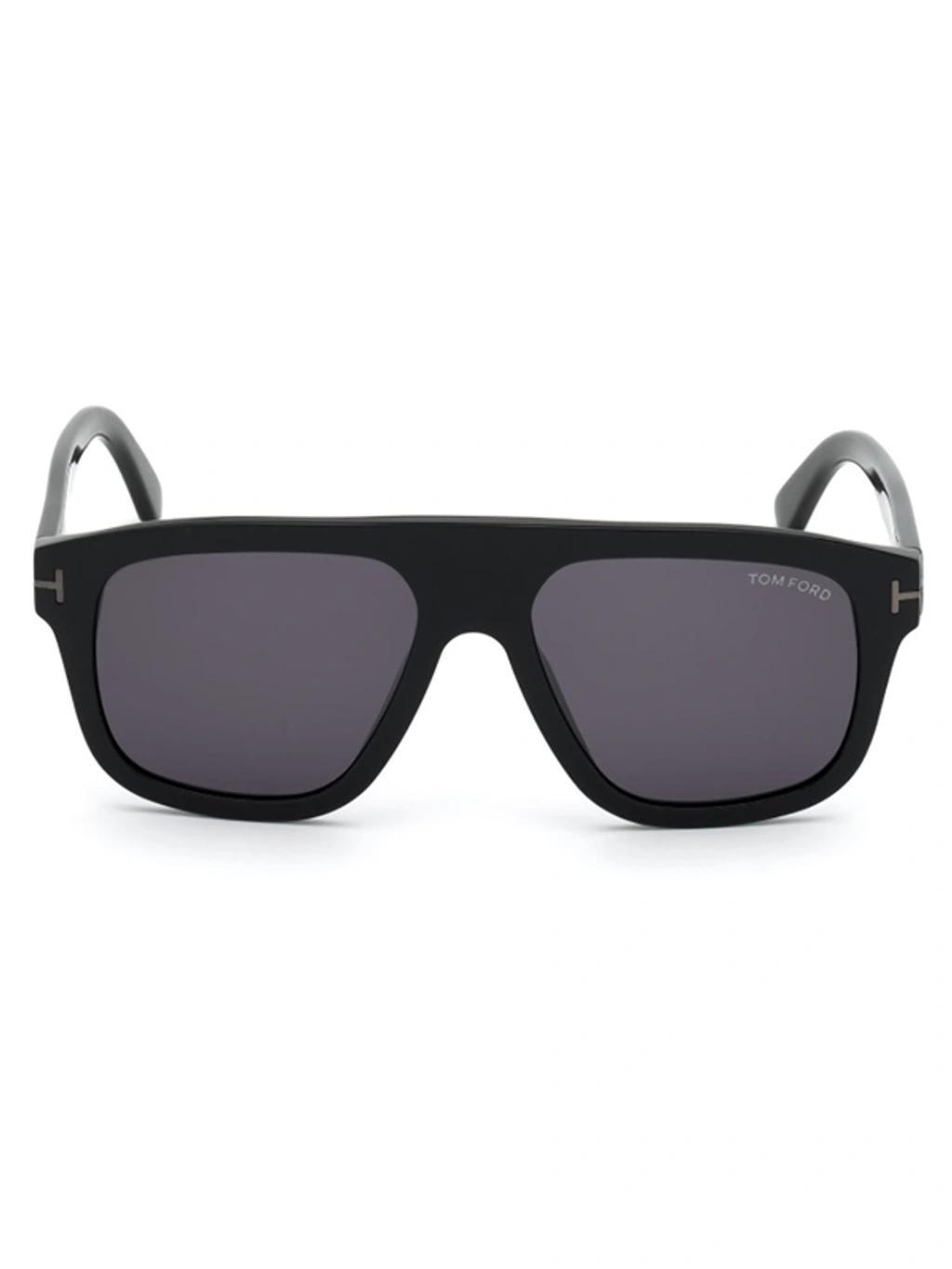 Eyewear Square Frame Sunglasses In Black Product Image