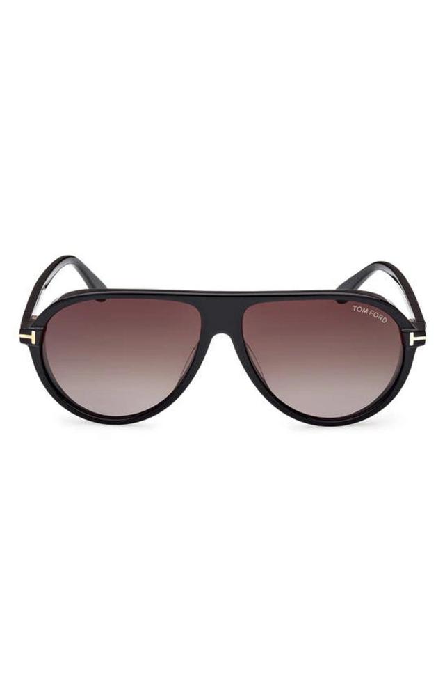 TOM FORD Marcus 60mm Gradient Pilot Sunglasses Product Image