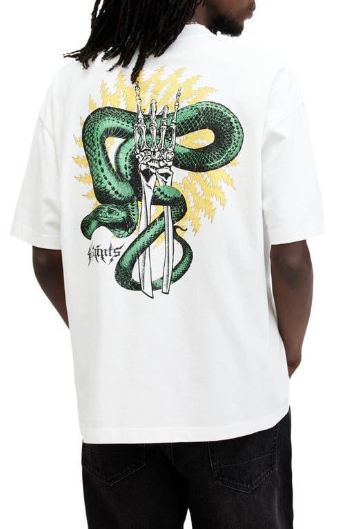 Krait Graphic Tee In Optic White Product Image