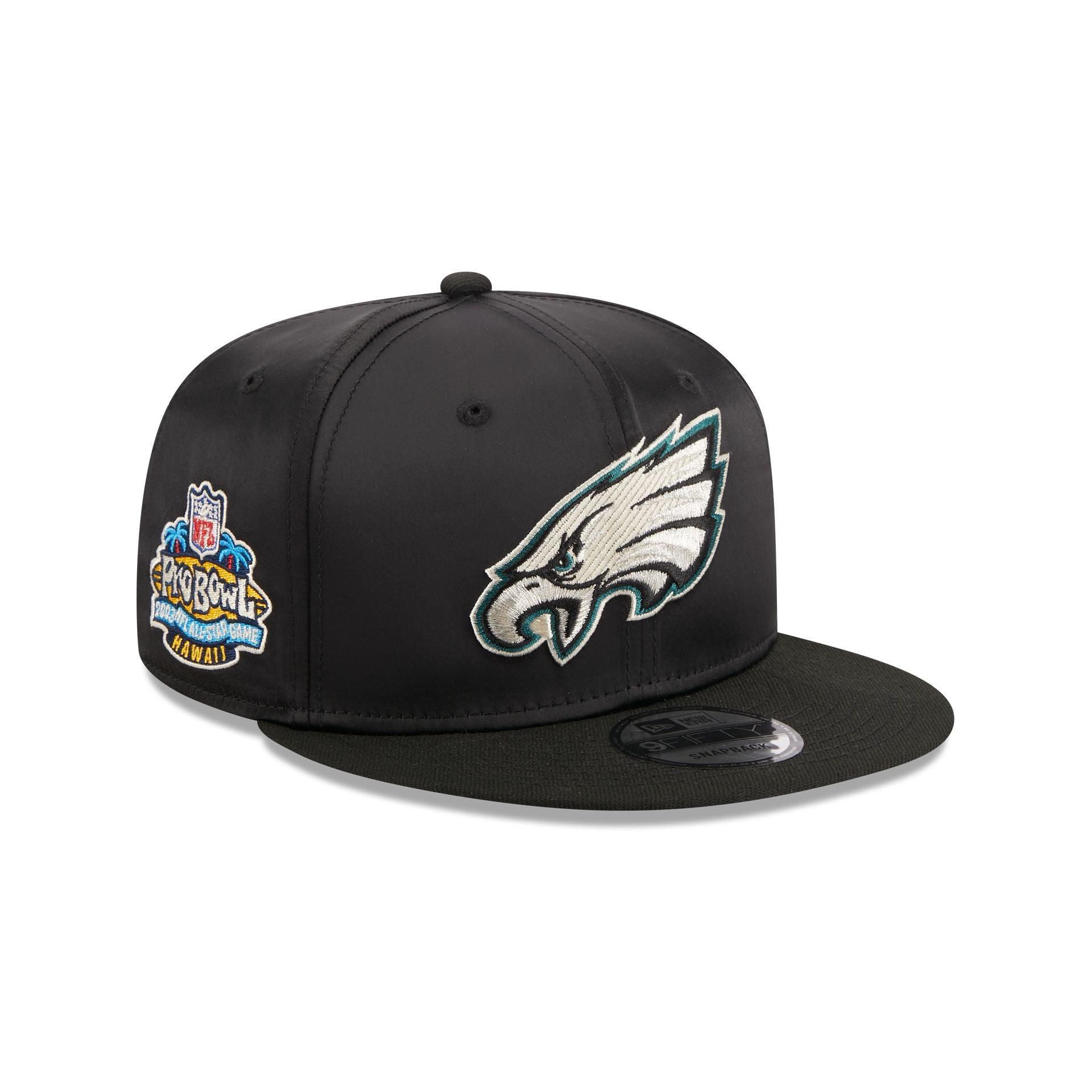 Philadelphia Eagles Satin 9FIFTY Snapback Hat Male Product Image