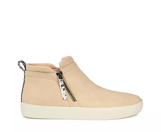 Journee Collection Womens Frankie Mid Top Sneaker Product Image