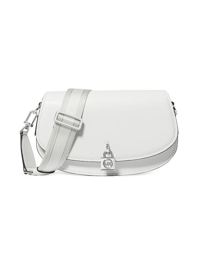 Womens Medium Mila Leather Messenger Bag Product Image