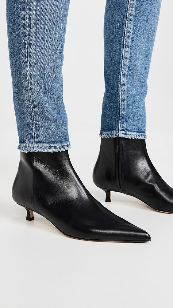 AEYDE Sofie Nappa Leather Black Boots | Shopbop Product Image