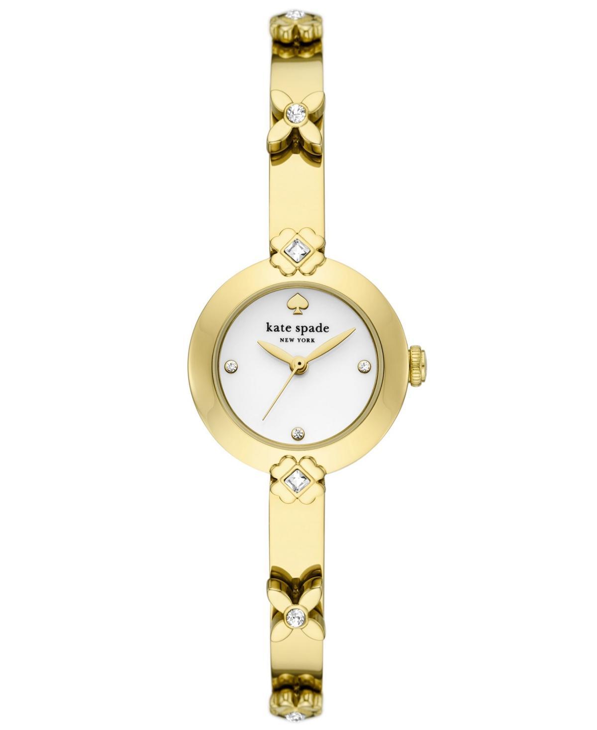 Kate Spade New York Womens Monroe Gold-tone Stainless Steel Bracelet Watch 24mm - Gold-tone Product Image