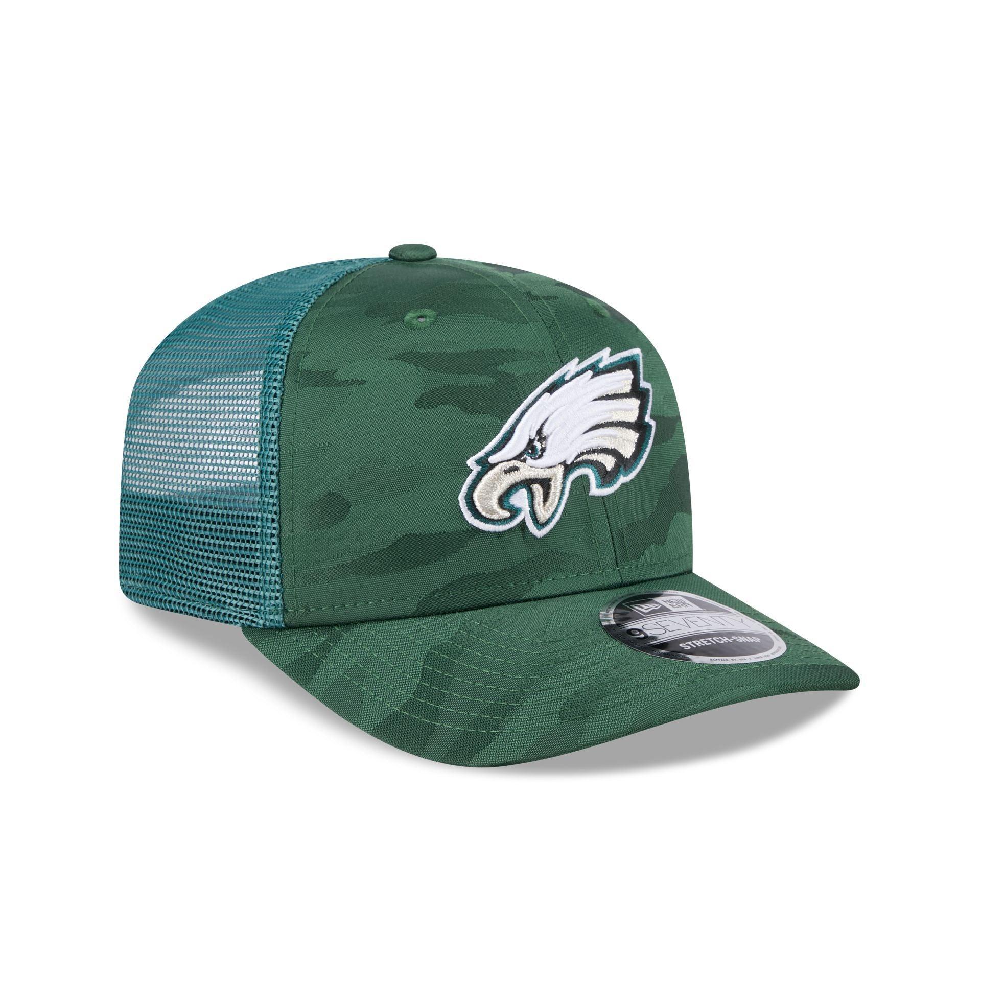 Philadelphia Eagles Camo 9SEVENTY Trucker Stretch-Snap Hat Male Product Image