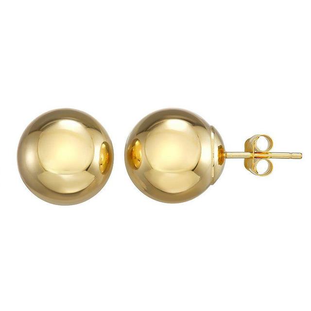 Forever 14K Gold Ball Stud Earrings, Womens Product Image