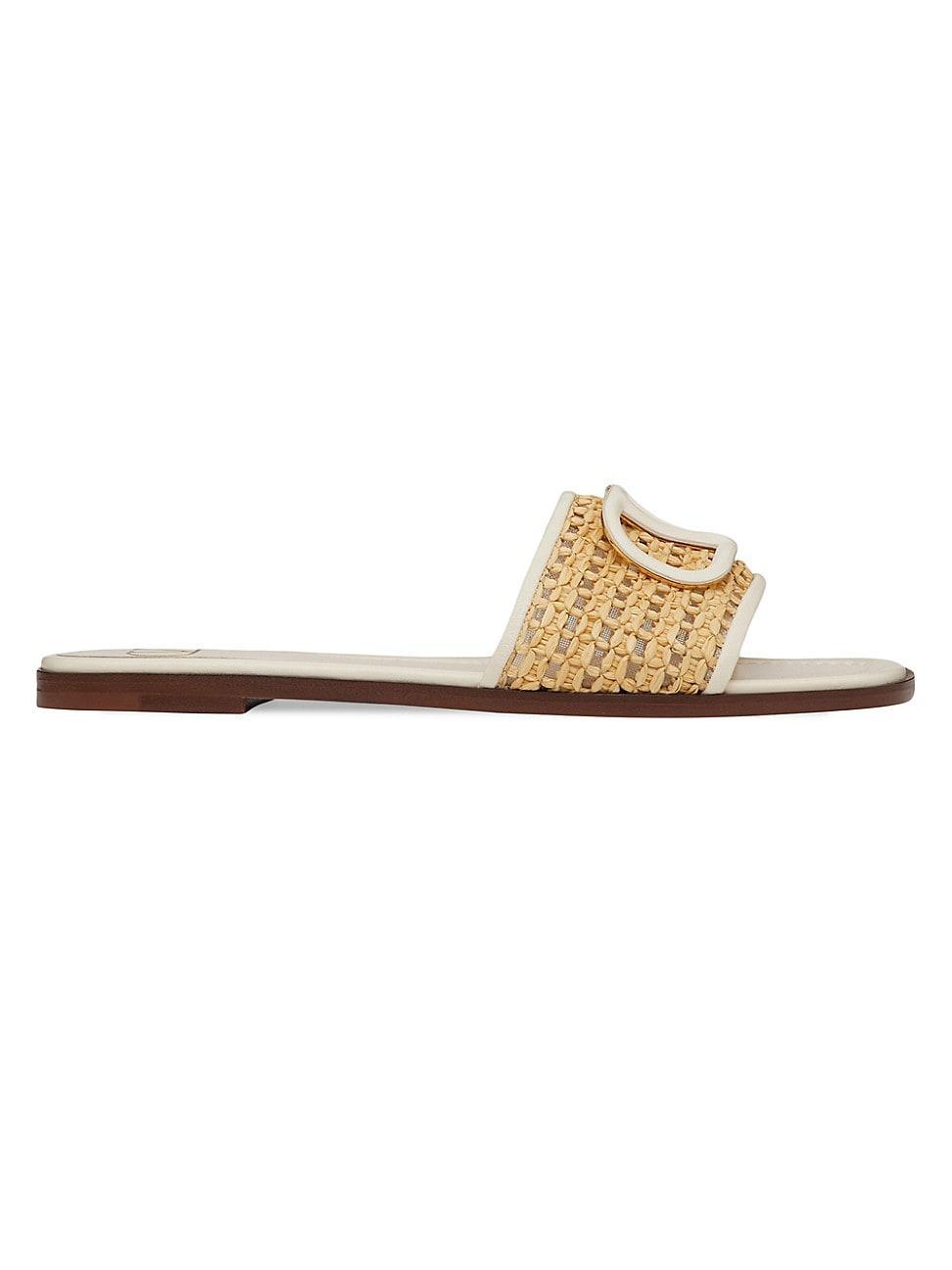 Valentino Garavani Womens Embellished Slip On Slide Sandals Product Image