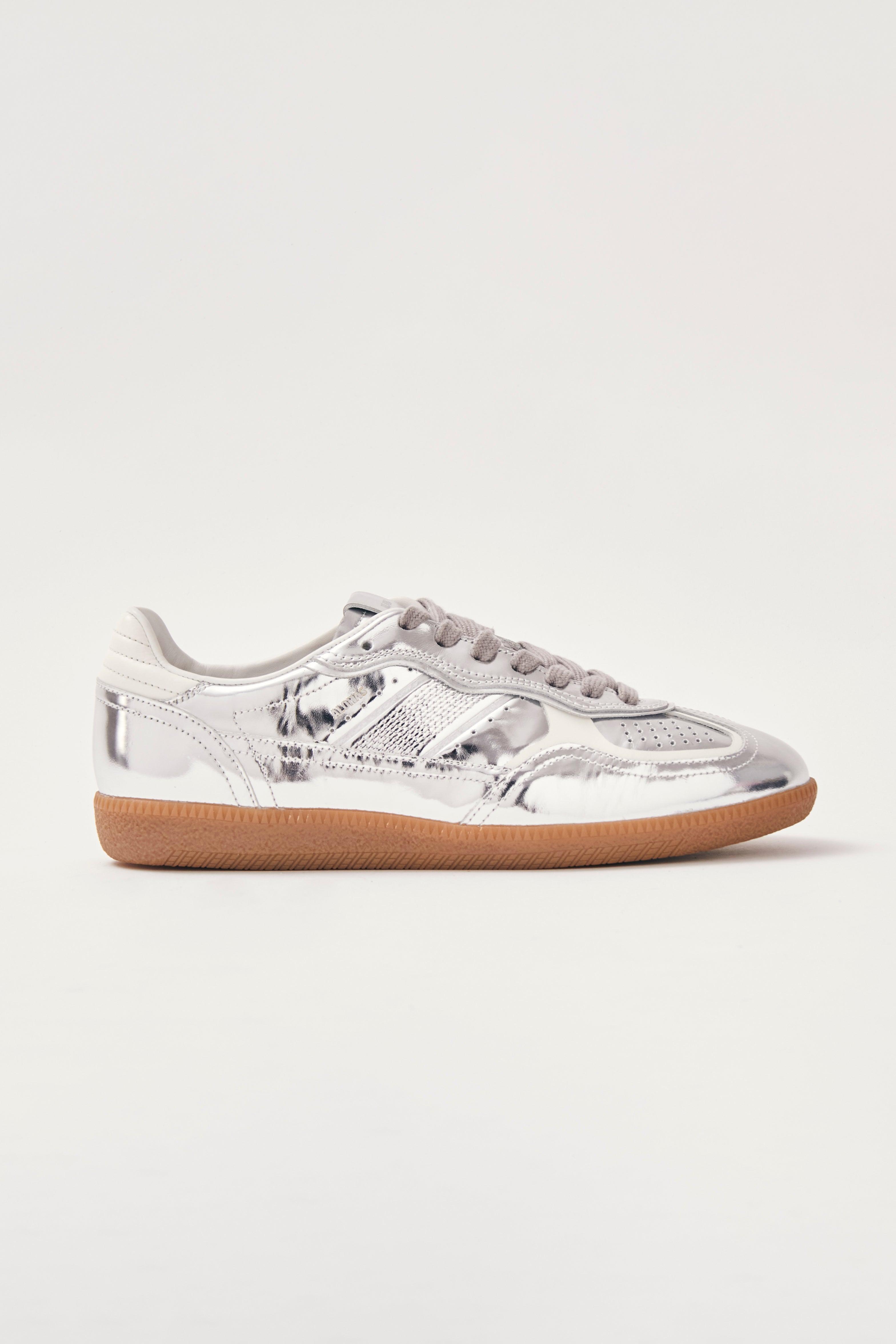 Alohas Tb.490 Rife  Leather Sneakers - Shimmer Silver Product Image