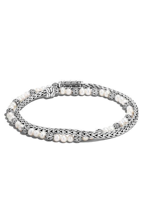 John Hardy Classic Chain Pearl Wrap Bracelet Product Image