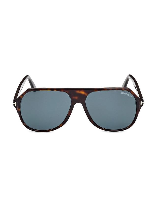 Mens Hayes 55MM Navigator Sunglasses Product Image