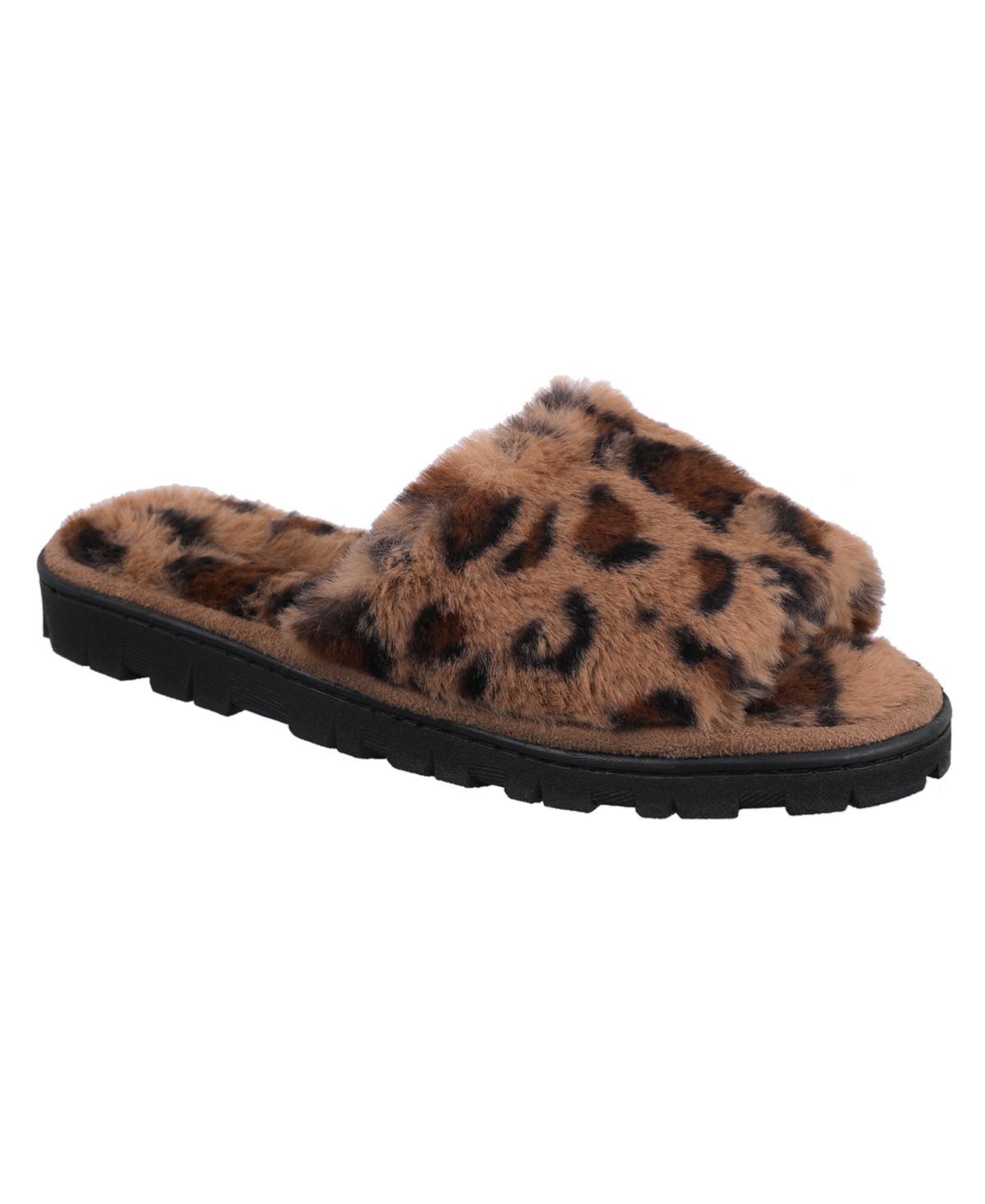 French Connection Womens Plush Slide Slipper Product Image