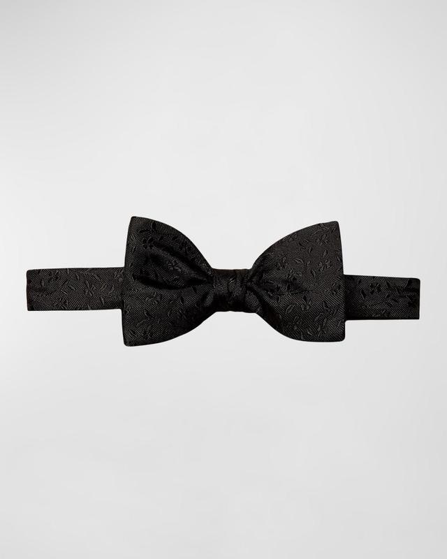 Eton Floral Jacquard Silk Bow Tie Product Image