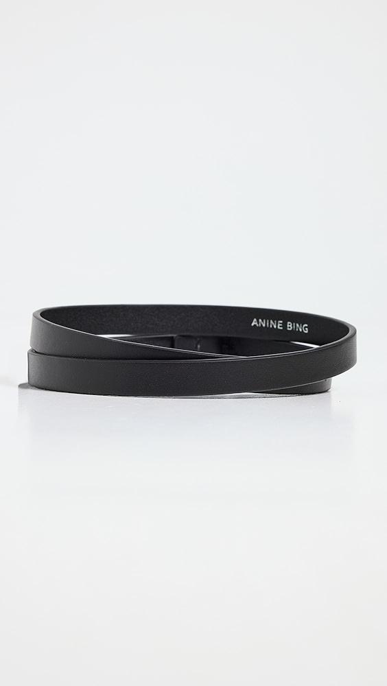 ANINE BING Mini Signature Link Belt | Shopbop Product Image