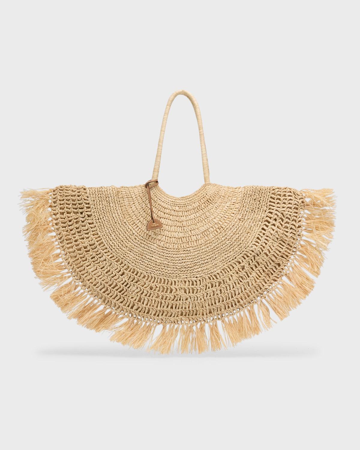 Womens Lucia Straw Tote Bag Product Image