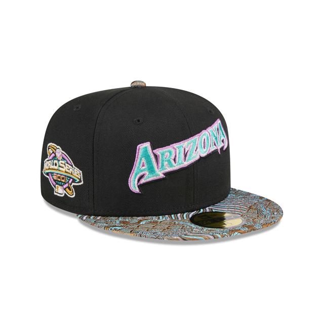 Just Caps Jacquard Visor Arizona Diamondbacks 59FIFTY Fitted Hat Male Product Image