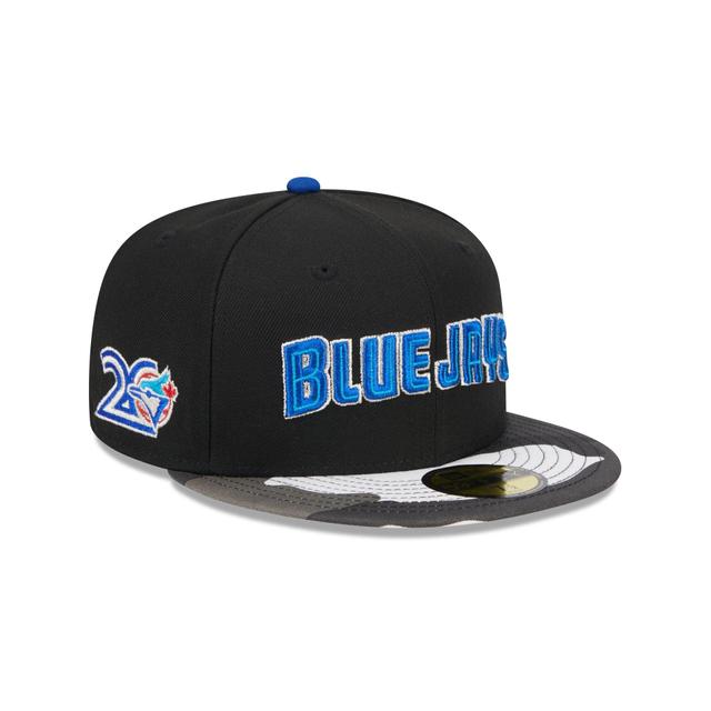 Toronto Blue Jays Metallic Camo 59FIFTY Fitted Hat Male Product Image