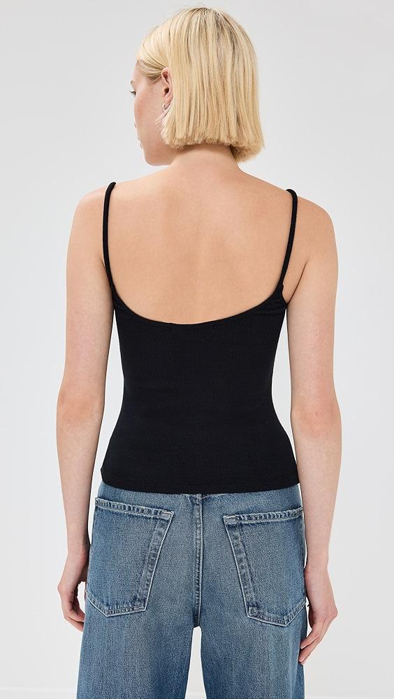 perfectwhitetee Ribbed Skinny Tank | Shopbop Product Image