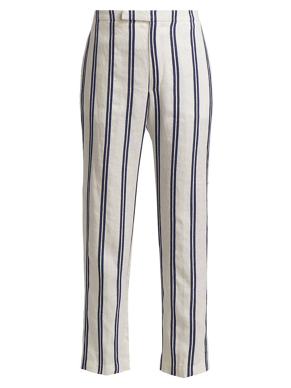 Womens Eton Stripe Narrow Pants Product Image