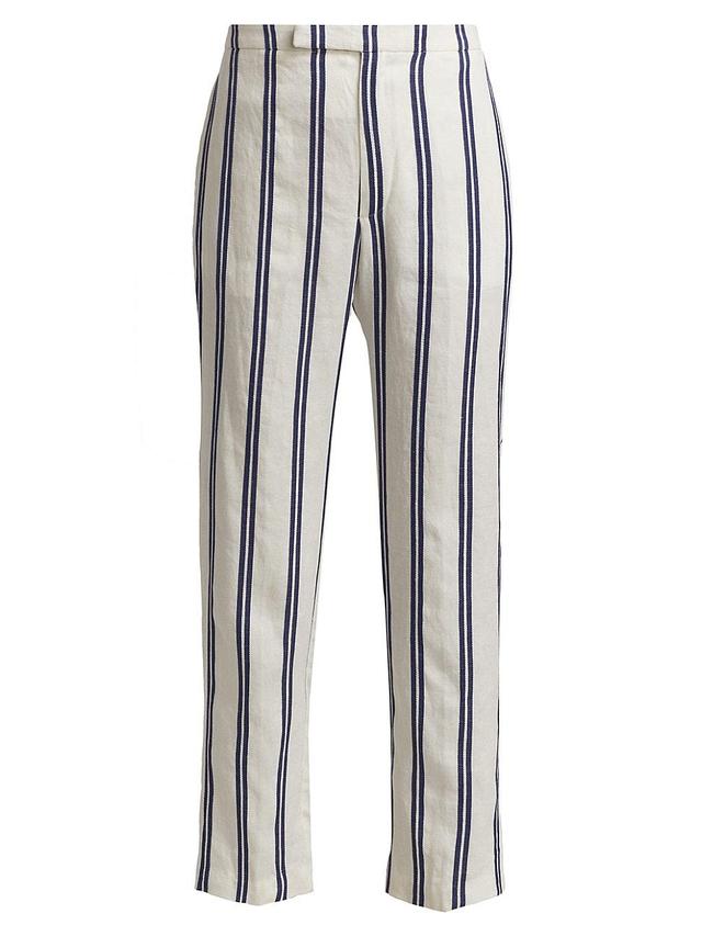 Womens Eton Stripe Narrow Pants Product Image