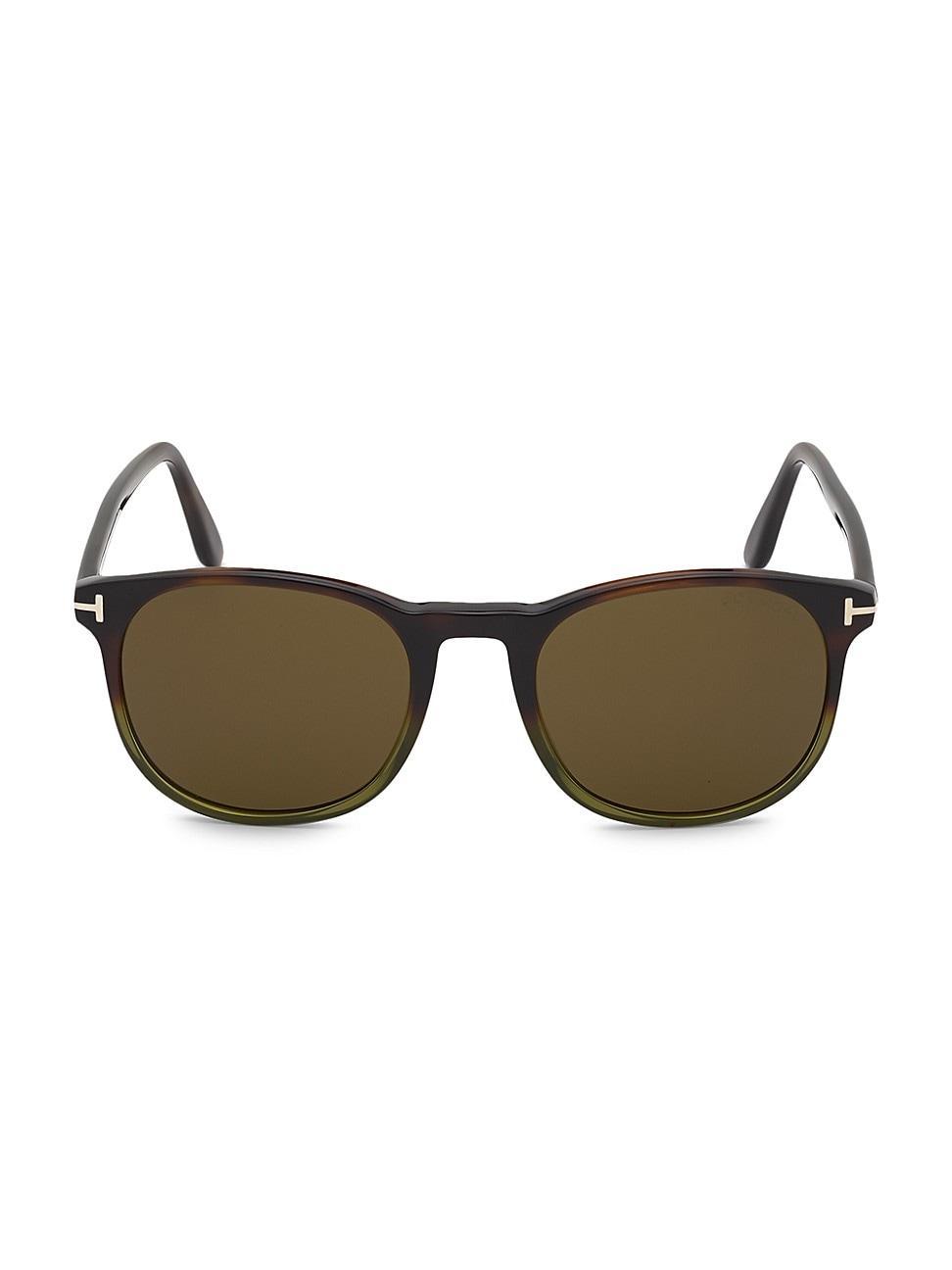 Mens Ansel 55MM Plastic Round Sunglasses Product Image