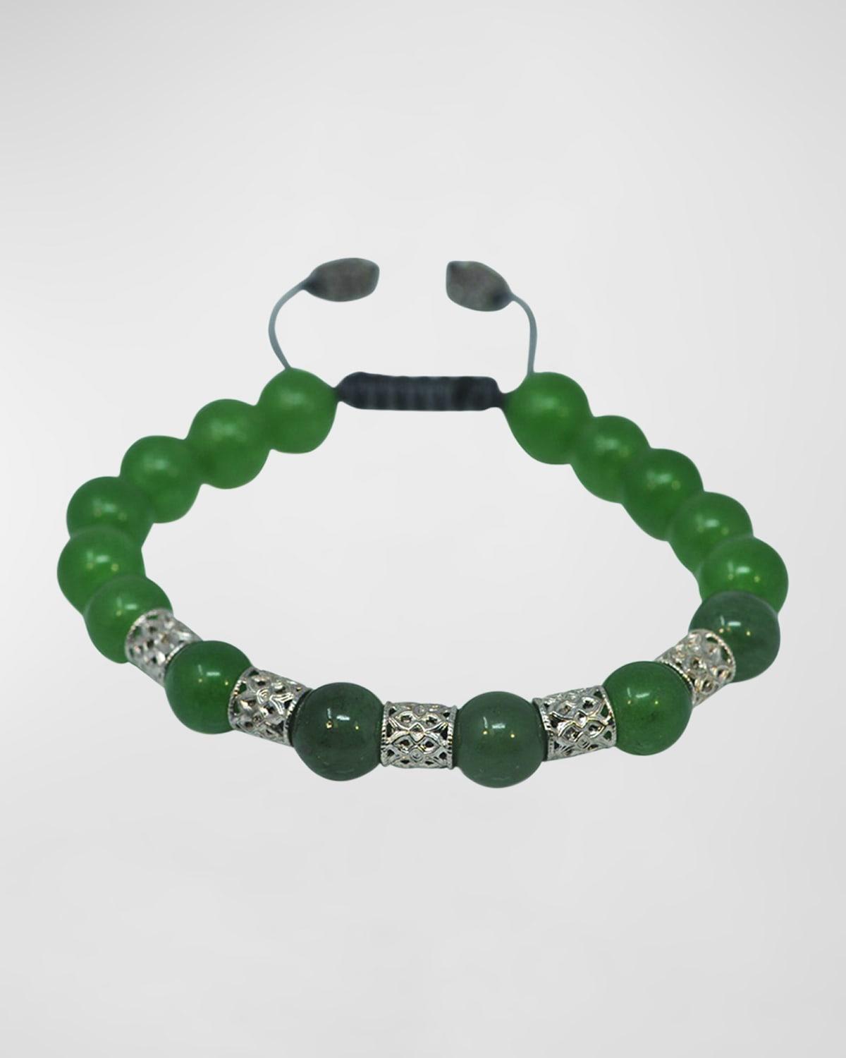 Mens Romero Aventurine Beaded Bracelet Product Image