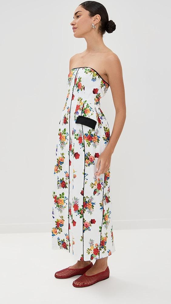 Kika Vargas Maryan Dress White Garden Canvas | Shopbop Product Image