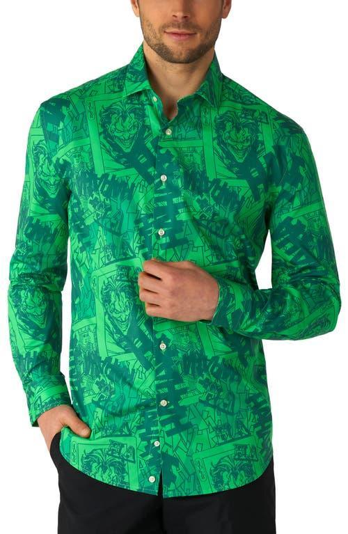 OppoSuits The Joker Stretch Button-Up Shirt Product Image