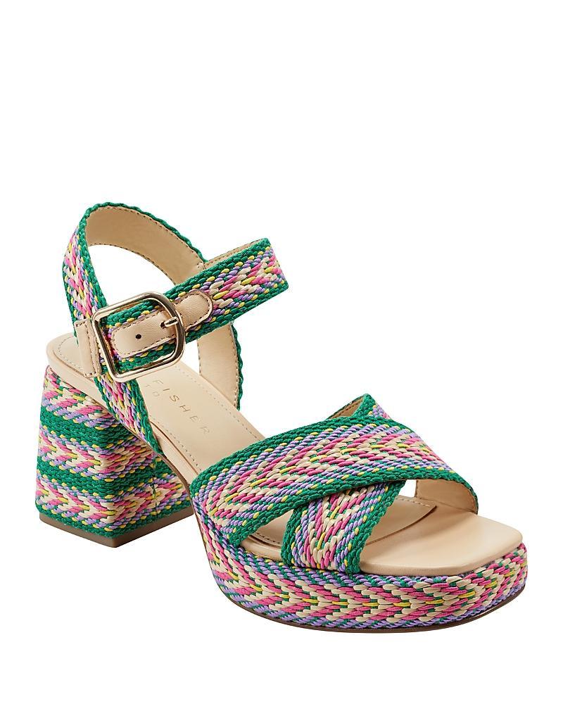 Marc Fisher Ltd. Womens Gemmie Strappy Espadrille Platform Sandals Product Image