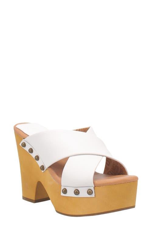 Dingo Driftwood Platform Wedge Sandal Product Image