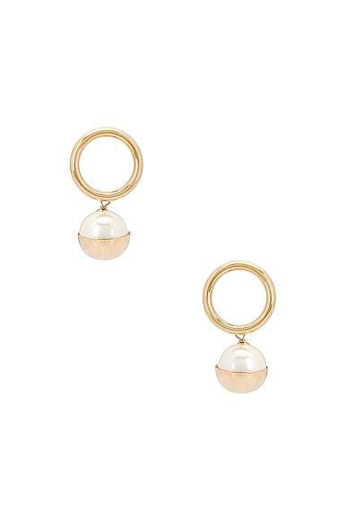 Rosantica Aria Drop Earrings in Metallic Gold Product Image