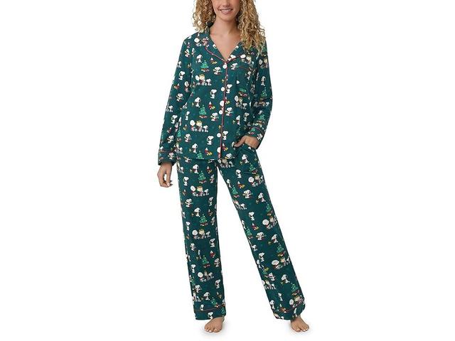 Bedhead PJs Long Sleeve Classic PJ Set (Snoopy's Cocoa and Cookies) Women's Pajama Sets Product Image